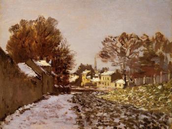 Claude Oscar Monet : Snow at Argenteuil